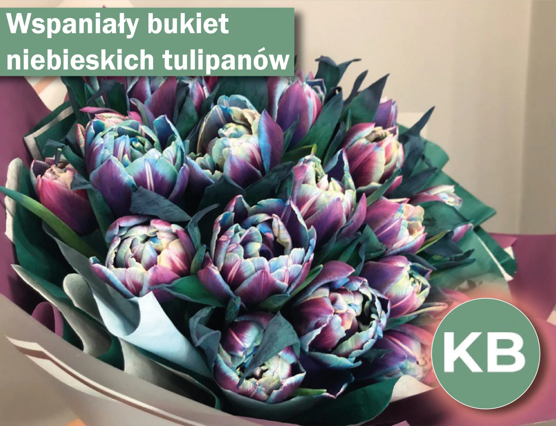 Kolorowy bukiet tulipanów