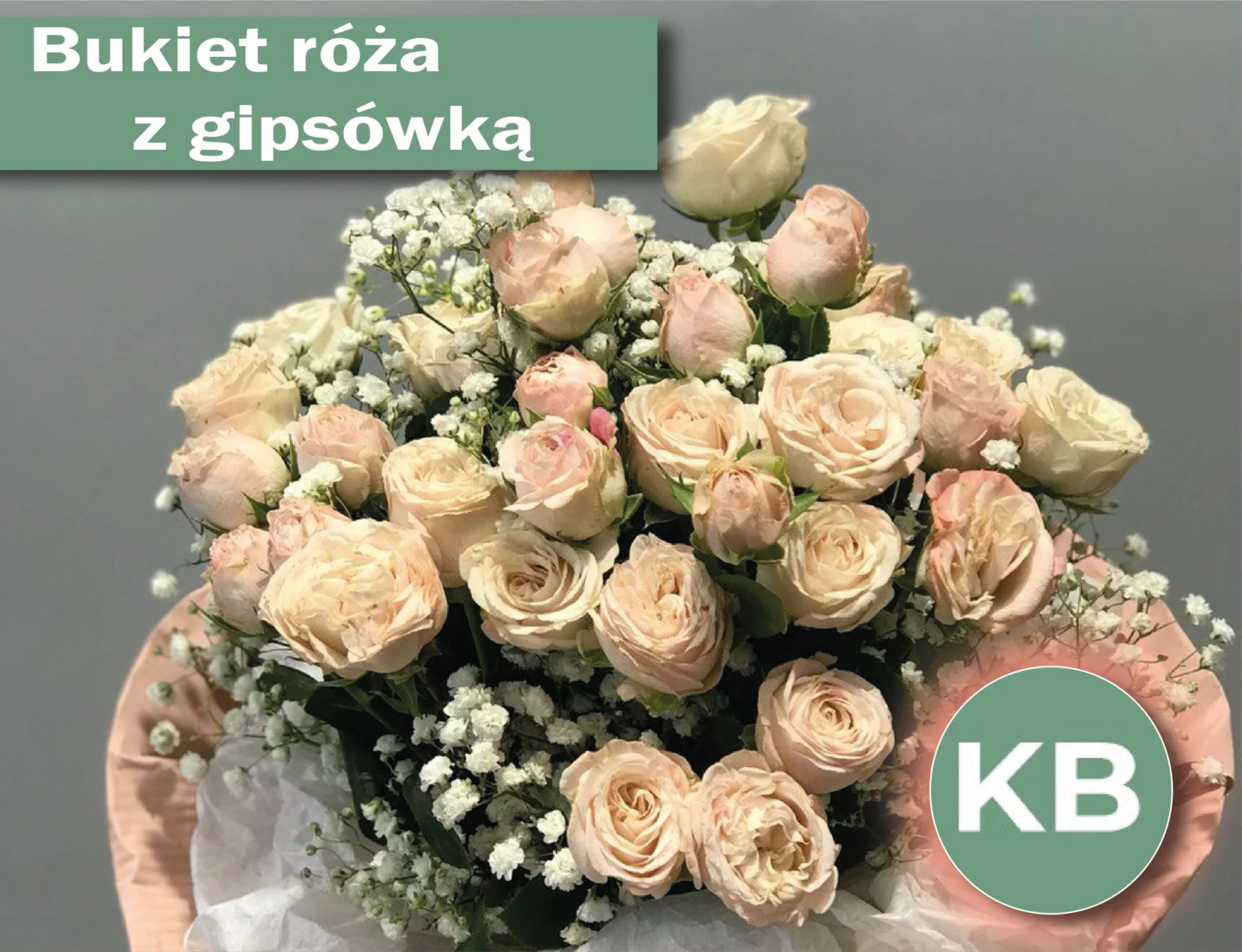 Delikatny bukiet beżowych róż