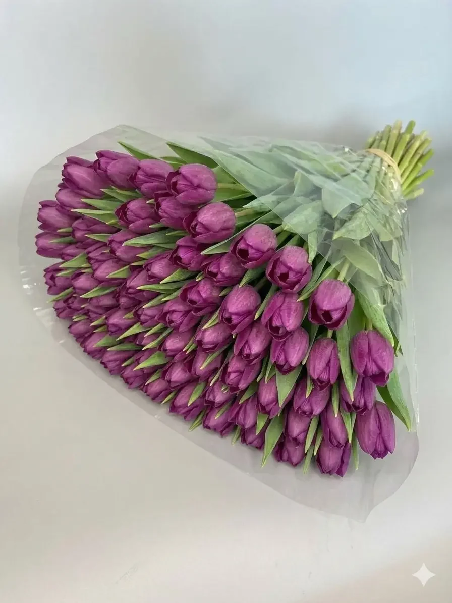Tulipany fioletowe - 75szt